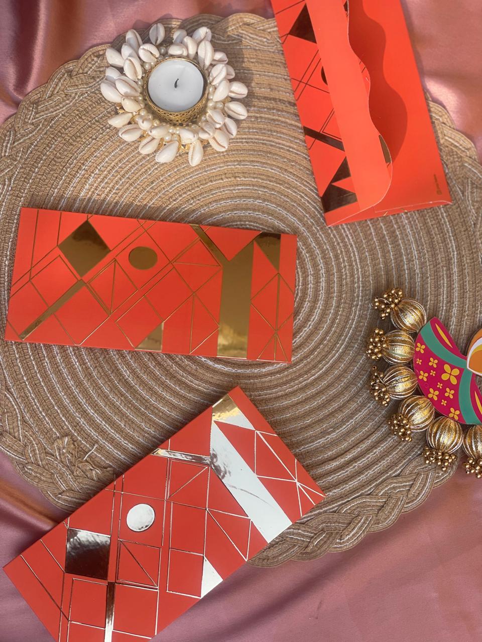 Geometrical Foil Orange