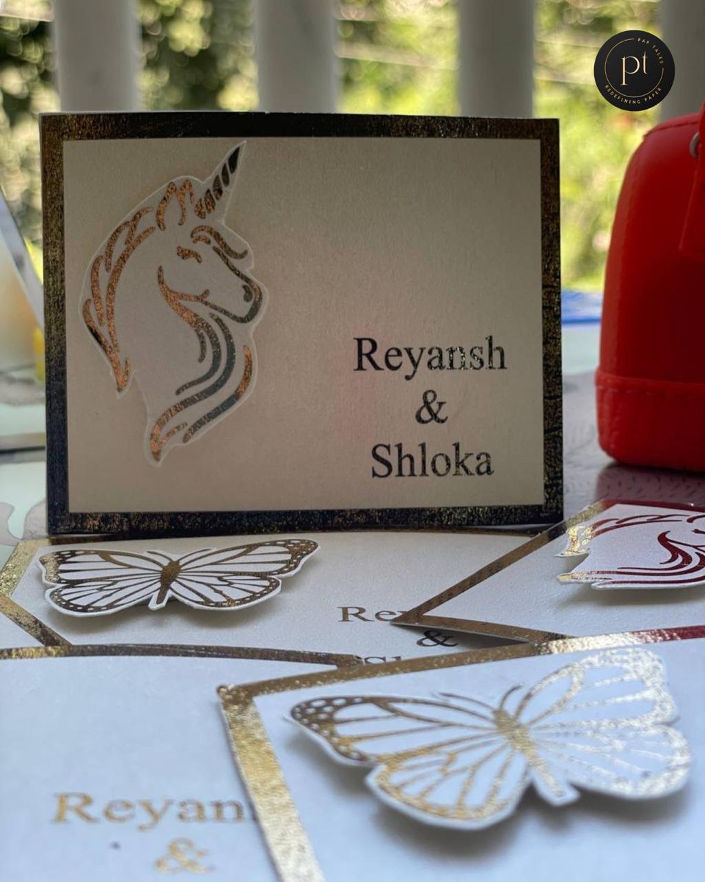 Gold Foiled 3d - Butterfly