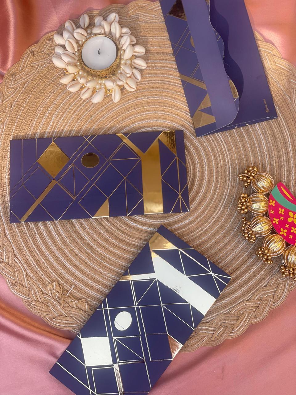 Geometrical Foil Purple