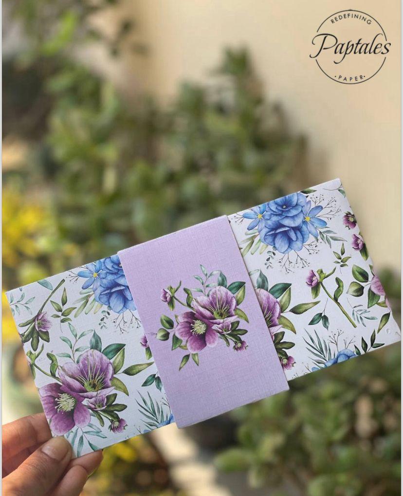 Purple Flowers - With Sleeve